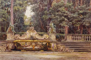 Italian Gardens: In the Bosco, Villa Corsini