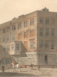 York House, the corner of Villiers Street and the Strand, with Richardson