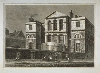 View of the Sessions House, Old Bailey