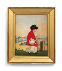 The Goose Woman Before a Milestone, c.1840
