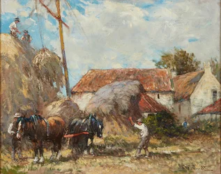 Working the Hay Pulley