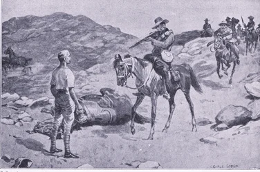 A gallant deed on the march to Hoopstad, After Pretoria: The Guerilla War