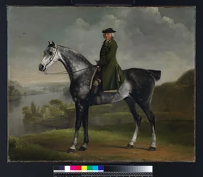 Joseph Smyth Esquire, Lieutenant of Whittlebury Forest, Northamptonshire, on a Dapple Grey Horse