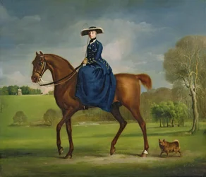 The Countess of Coningsby in the Costume of the Charlton Hunt