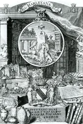Bookplate of Lord Harley