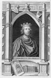 Henry III King of England, engraved by the artist