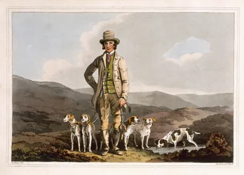 The Dog Breaker, Engraved by Robert Havell the Elder