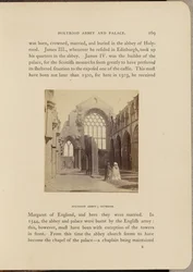 Holyrood Abbey; Interior