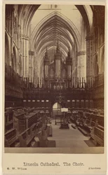Lincoln Cathedral. The Choir.