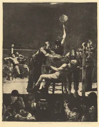 Between Rounds, large, first stone, 1916