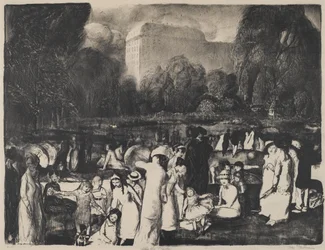 In the Park, Light, 1916