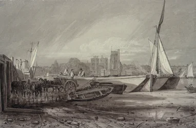 Lambeth Palace and Church from Millbank