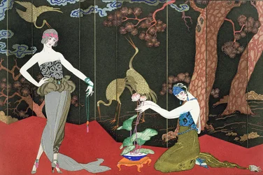 The Fashion for Lacquer, engraved by Henri Reidel