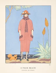 A Palm Beach, from a Collection of Fashion Plates