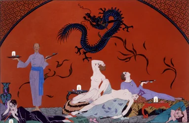 At the House of Pasotz, c.1921