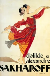 Dancers Clotilde and Alexandre Sakharoff 1921
