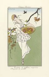 Day Dress from Costumes Parisiens, pub. 1914