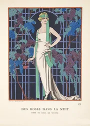 Des Roses dans la Nuit, from a Collection of Fashion Plates