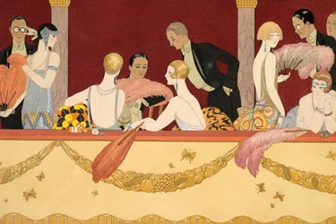 Eventails, engraved by H. Reidel