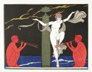 Illustration from Les Chansons de Bilitis, by Pierre Louys