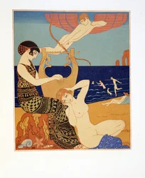 The Symbolic Ring, Illustration from Les Chansons de Bilitis