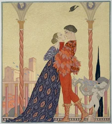 Lovers on a Balcony