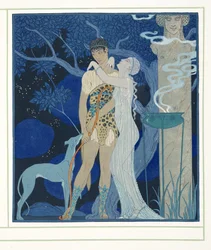 Phedre et Hippolyte, from Personages de Comedie, pub. 1922