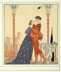 Romeo and Juliet from Personages de Comedie, pub. 1922