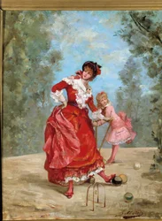 Croquet game