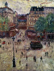 A Square in Paris, 1907