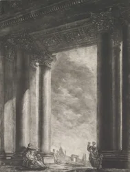 A View of the Vestibule of Santa Maria Maggiore at Rome, 1765-67