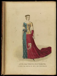 Anne of Auvergne 1358-1417, Countess of Forez and Duchess of Bourbon, Late 18th century