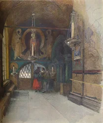 Interior of the Cathedral of the Annunciation, Moscow