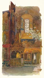 Interior of the Church of St. Nicholas, Yaroslav