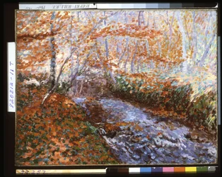 The Briante River (Forest Interior in Autumn)
