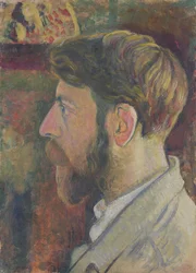 Self-Portrait in Profile
