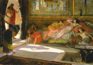 New Arrival at the Harem, Thebes, 18th Dynasty