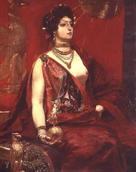 Portrait of a Woman in Red