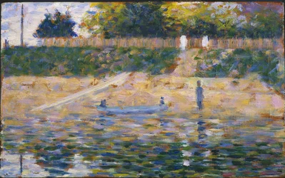 Boats Near The Beach at Asnieres, ca. 1883