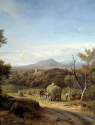 Country scene (left detail)