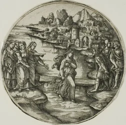 The Queen of Sheba Walking on the Waters