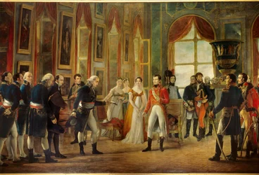 Napoleon I received in Saint-Cloud the Senatus-Consulte who proclaimed him emperor of the French on 18/05/1804