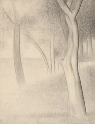 Trees (study for La Grande Jatte)