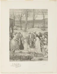 Pastoral Life of Saint Genevieve (center panel)