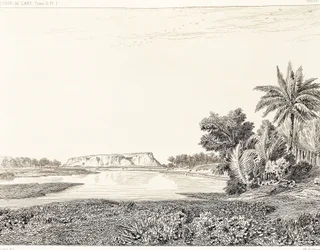 View of Babylon, Drawing by F. Thomas from Engraving by Georges Perrot and Charles Chipiez, Histoire de l