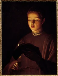 The young singer. Painting by Georges de La Tour (1593-1652)