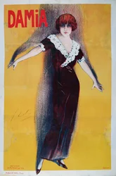 Poster advertising Damia