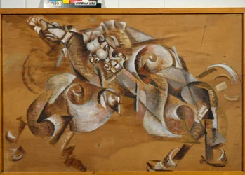 Lion attacking a Horse (1917-1918)