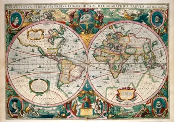 World Map, Amsterdam 1633