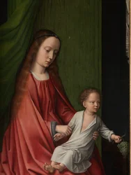 Detail of an Exterior Panel of the Baptism of Christ, c.1502-08